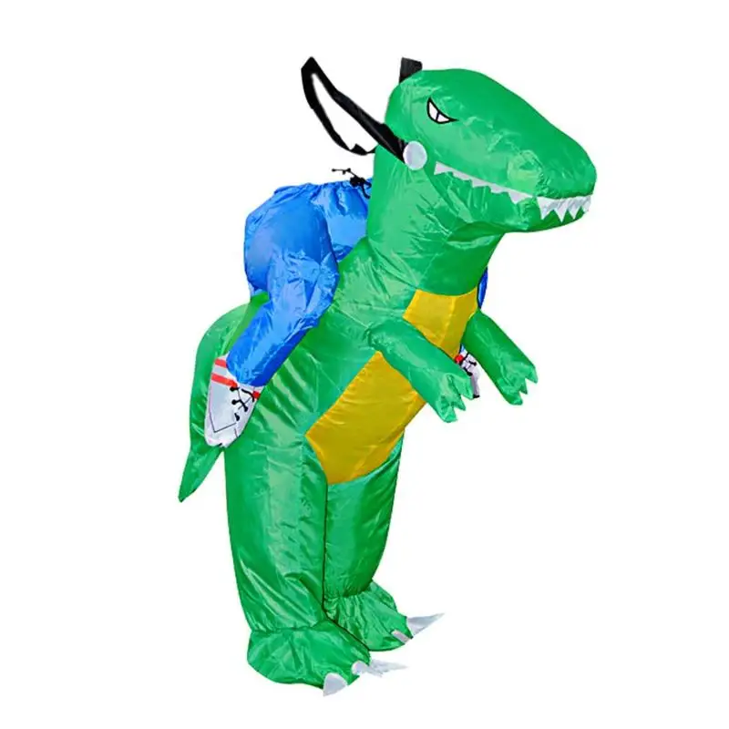 3D стенд для верховой езды надувной костюм динозавра надувной костюм Рождество Косплей динозавр животных комбинезон Хэллоуин костюм