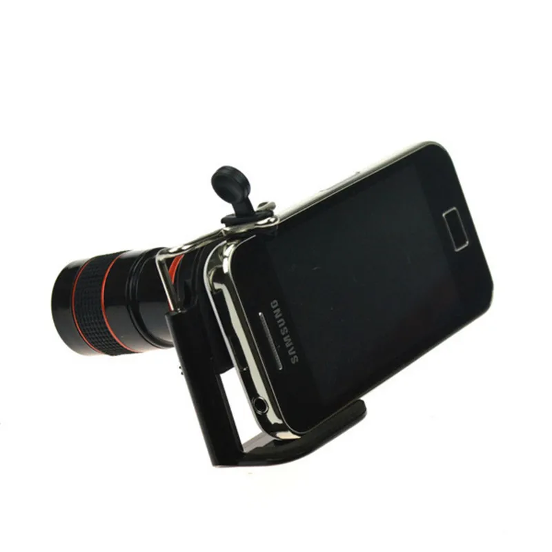 8 times mobile phone telescope HD camera mobile phone external telephoto lens Portable telescope head lens for smartphone