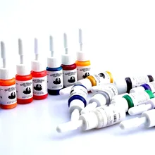 20 цветов/Флаконы пигментные наборы для татуировки боди-арт тату 5 мл Профессиональная Красота перманентные татуировки краски поставки