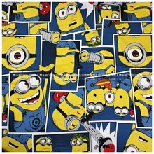 50x165 см Миньоны Лоскутная Трикотажная хлопковая ткань для детской ткани постельные принадлежности Текстиль для шитья Тильда кукольная ткань