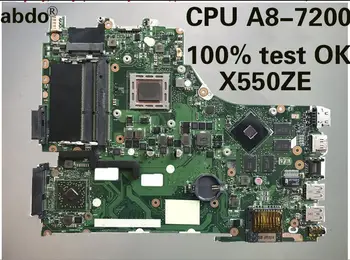 

Abdo ASUS K555Z X550ZE X550Z VM590Z A555Z X555Z K550z laptop motherboard CPU A8-7200 2G Graphics cards 100% Test OK