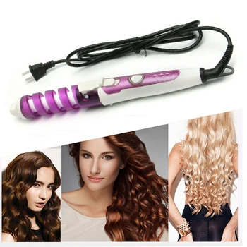 

Shopify High Quality Magic Pro Hair Curlers Electric Curl Ceramic Spiral Hair Curling Iron Wand Salon Hair Styling Tools Styler