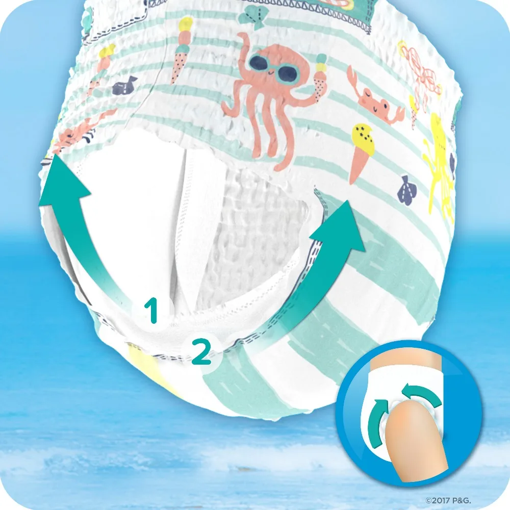 Трусики для плавания Pampers Splashers размер 3 4 12 шт.|Одноразовые подгузники| |
