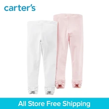 Carter’s 2-Pack baby children kids clothing Girl Spring summer cotton Bow Leggings 258G828/278G832