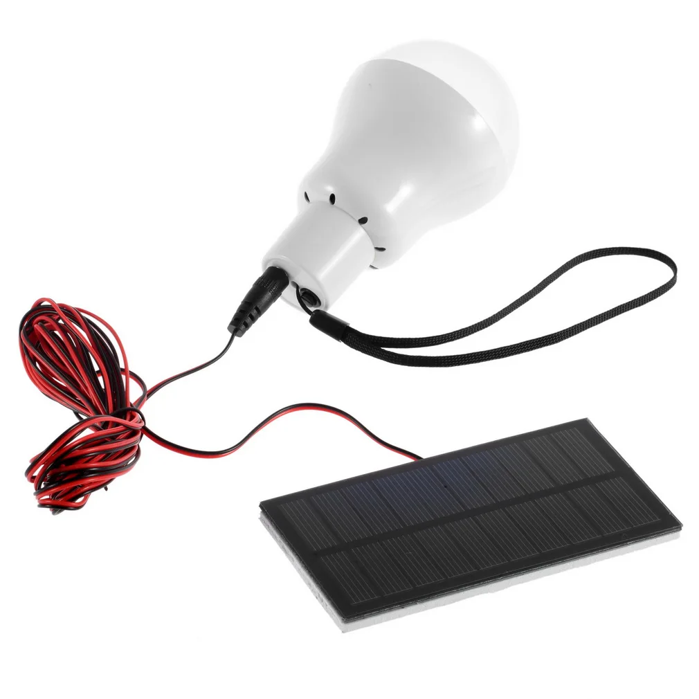 Outdoor Indoor Solar Powered led Lighting System Light Lamp 1 Bulb solar panel Low power camp