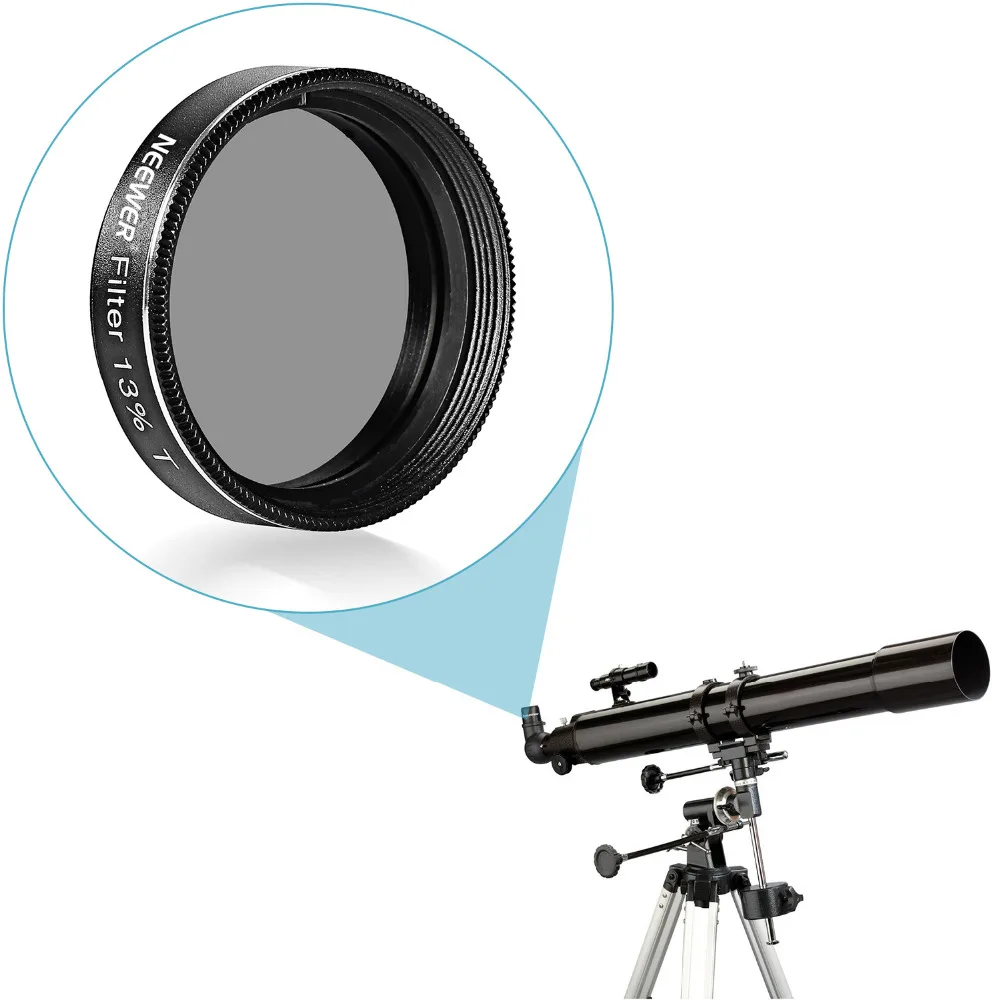 Neewer 1,25 дюйма нейтральной плотности фильтр Луны, телескоп окулярный фильтр помогает уменьшить общую яркость и облучение