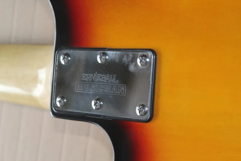 Высокое качество Sunburst Music Man Ernie Ball Sting Ray 5 струн электрическая бас гитара Musicman 9V активный пикап