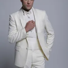 Индивидуальный заказ жениха смокинги друзей жениха шаль воротник мужские свадебные костюмы(пиджак+ брюки+ галстук-бабочка+ пояс