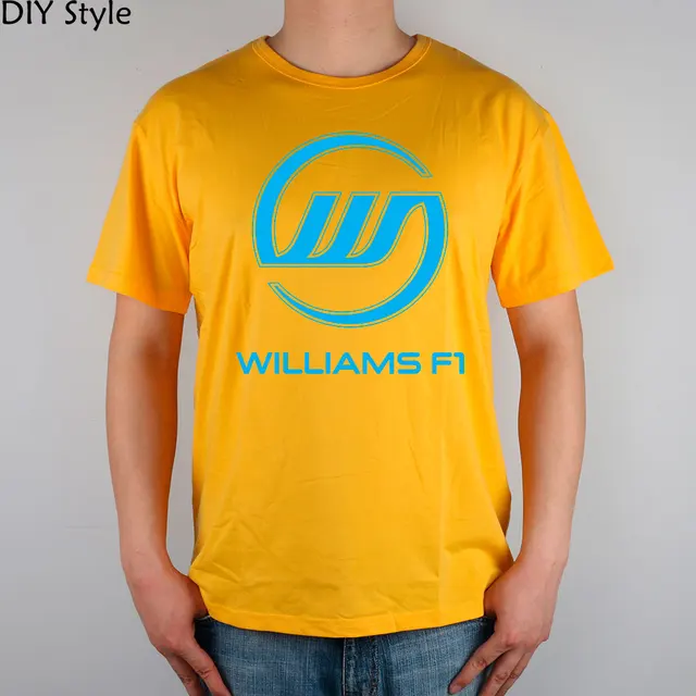 WILLIAMS TEAM F1 cotton Lycra top T SHIRT Fashion Brand t shirt men new high qualityin TShirts