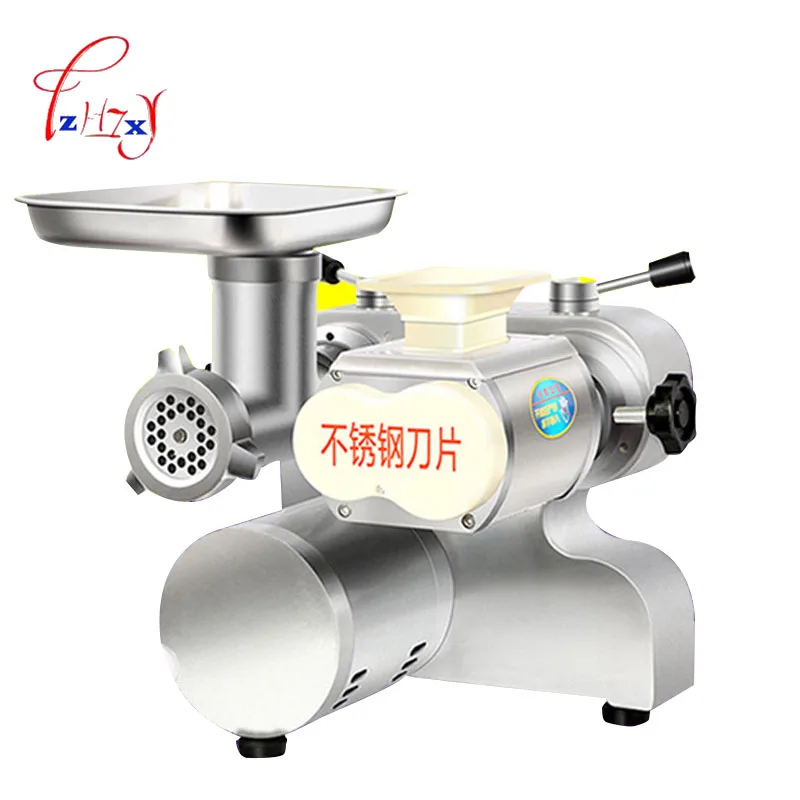 

Commercial Electric meat slicer meat grinder Stainless Steel Desktop Type Meat Cutter and grinder function 1pc