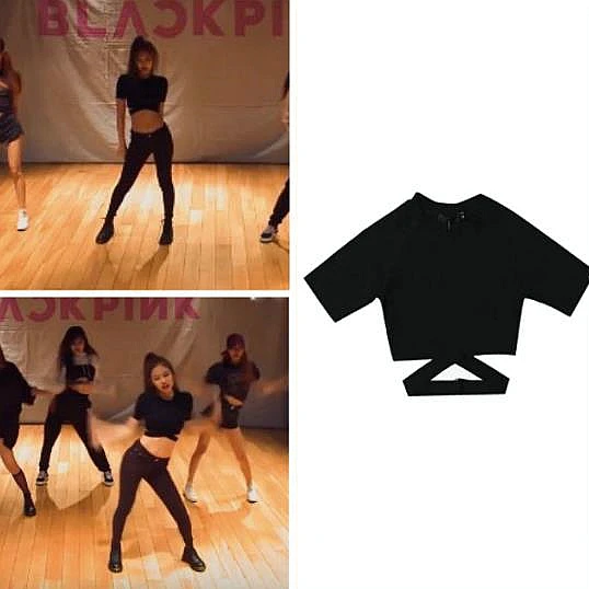 Kpop Корейская звездная та же летняя тонкая в стиле хип хоп уличная Сексуальная