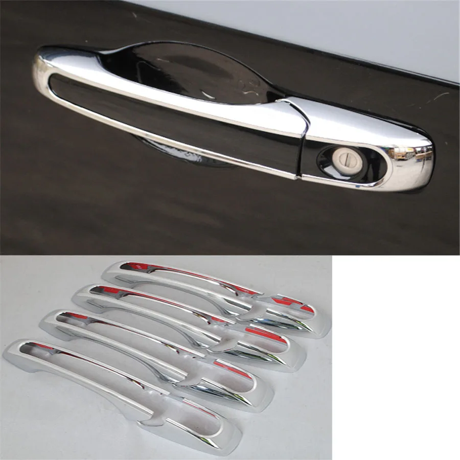 

YAQUICKA Fit For Jeep Grand Cherokee 2011-16 ABS 8Pcs/Set Auto Car Exterior Door Handle Cover Trim Stickers Decoration Styling