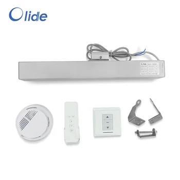 

Automatic Single Chain Linear Window Actuator With Smoke Detector (remote control+receiver+smoke sensor are included)