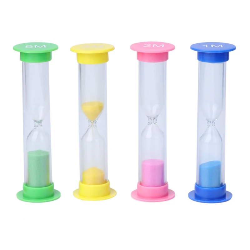 Mini Colorful Sandglass Hourglass Sand Clocks Timers Kids Gifts Kitchen