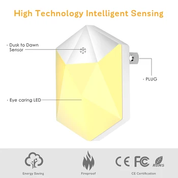 

Sensor Control Mini Star Moon LED Night Light for Dark Night Children Bedroom Bedside Lamp EU/US Plug Baby Sleeping Light