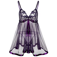 Женская новая сексуальная пижама, сексуальная ночная рубашка для куклы, прозрачная, популярная одежда для сна размера плюс 6XL, ночная рубашка с v-образным вырезом, сексуальная одежда