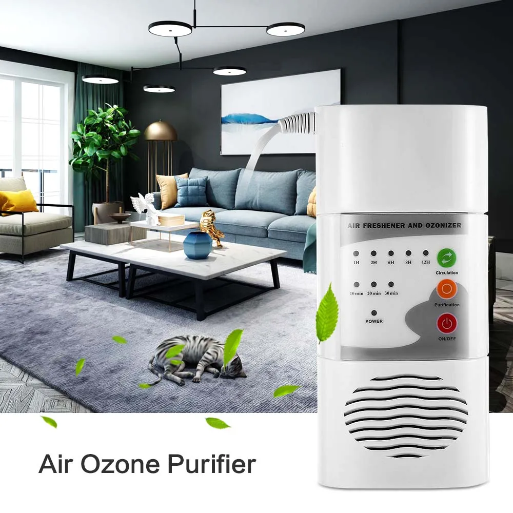

Electric Air Ozone Purifier Deodorizer Ionizer Generator Sterilization Home Germicidal Oxygen Filter Disinfection Room Cleaner