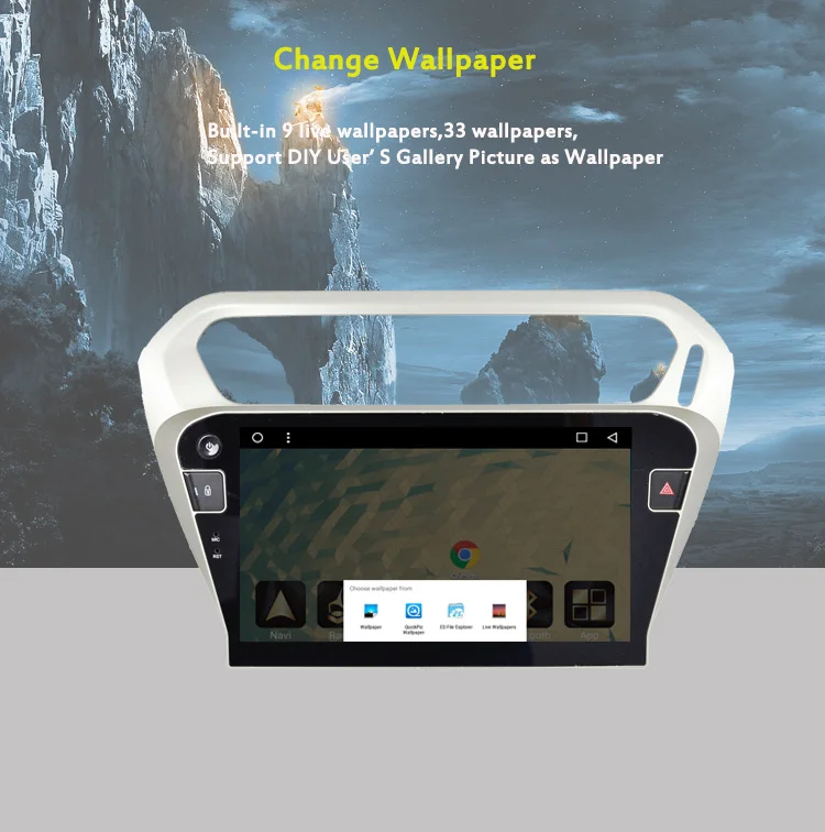 Cheap Roadlover Android 8.1 Car Multimedia Radio For Citroen C-Elysee 2014 Peugeot 301 2014 Stereo GPS Navigation Magnitol Din NO DVD 16