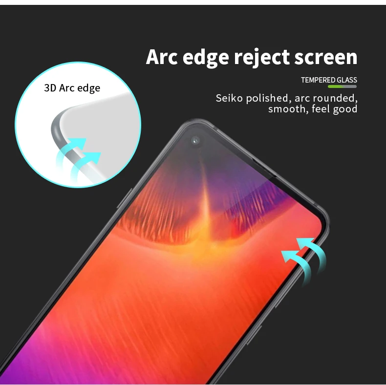 Для samsung Galaxy A60 Стекло закаленное MOFi 3D с загнутыми краями на весь экран защитная пленка Экран протектор