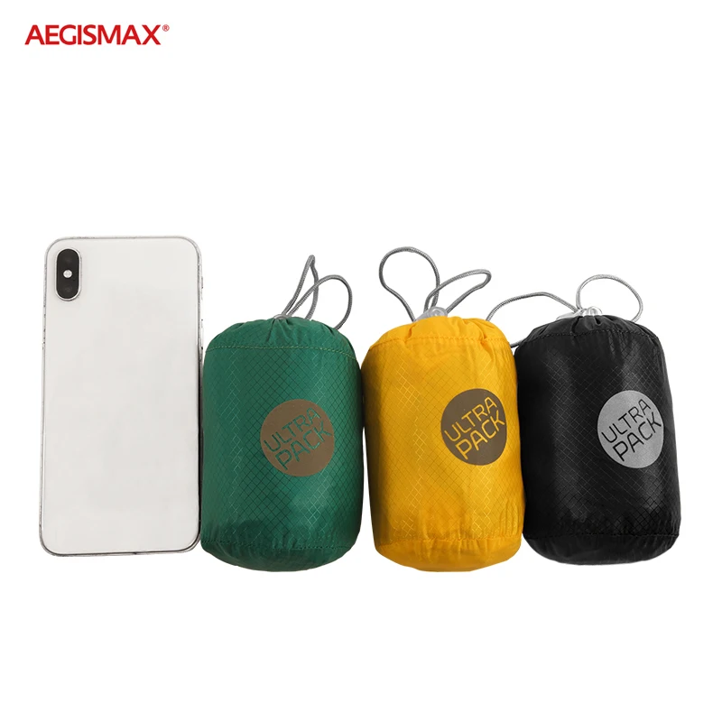 AEGISMAX Dark Gray 18L Outdoor Ultralight Mountaineering Backpack Unisex Portable Travel Hiking Bag