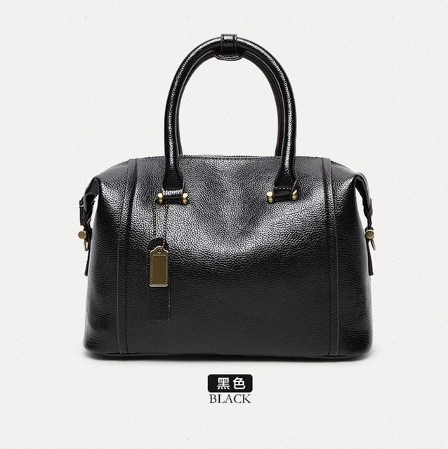 2016 New arrivalblackLarge capacity PU Women's messenger bags tote