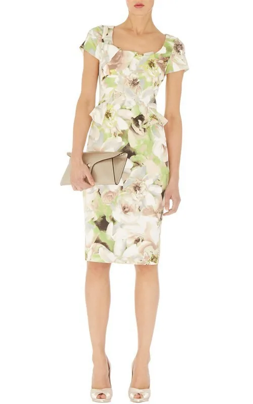 [BIG SALE] Summer Dress 2015 Women's Square neck Print