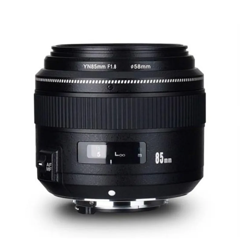 Объектив YONGNUO yn85 мм F1.8N AF/MF стандартный и средний телеобъектив с фиксированным