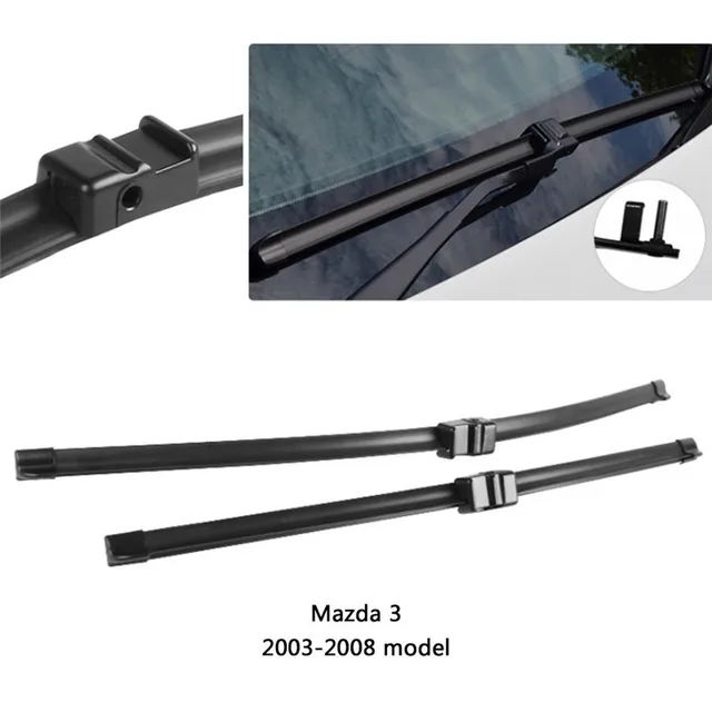 Dedicated Windscreen Rubber Wipers Blades For Mazda 3 2003 2017 Modelsin Windscreen Wipers from