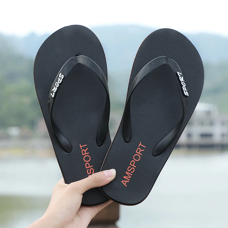 

POLALI Unisex Men Beach Outdoor Sandals Brand Flip Flops Men Beach Slippers For Women Summer Flats Sandals Shoes