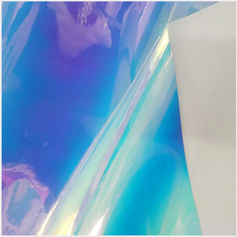 Meetee 50/100X138 см Синтетическая кожаная ткань PU зеркальная отражающая водонепроницаемая ткань DIY ремесла Сумка Одежда Аксессуары для шитья