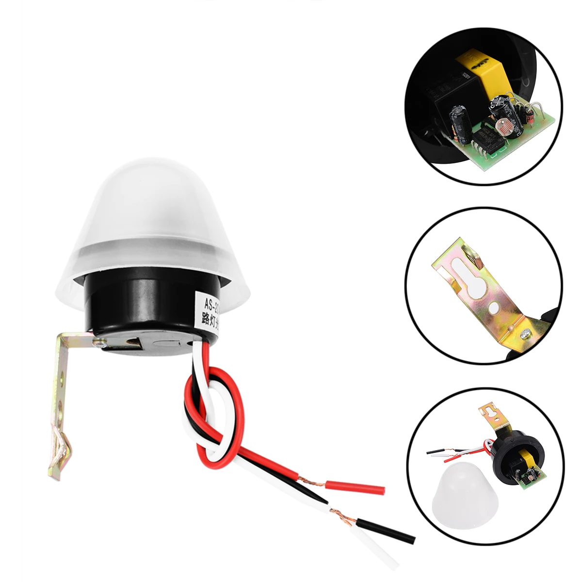 

High Sensitivity Light Control Switch 180-240V Automatic Light Sensor Photo Control Switch For Outdoor Street Light Lamp Mayitr