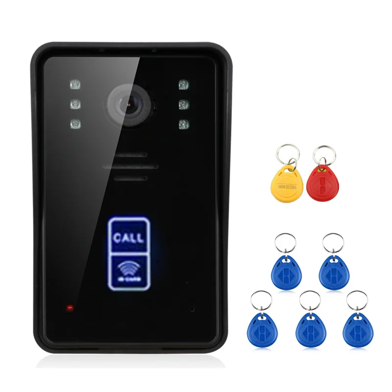 

YobangSecurity Touch Button RFID IR Night Vision Camera For Video DoorPhone Video Intercom Home Doorbell System