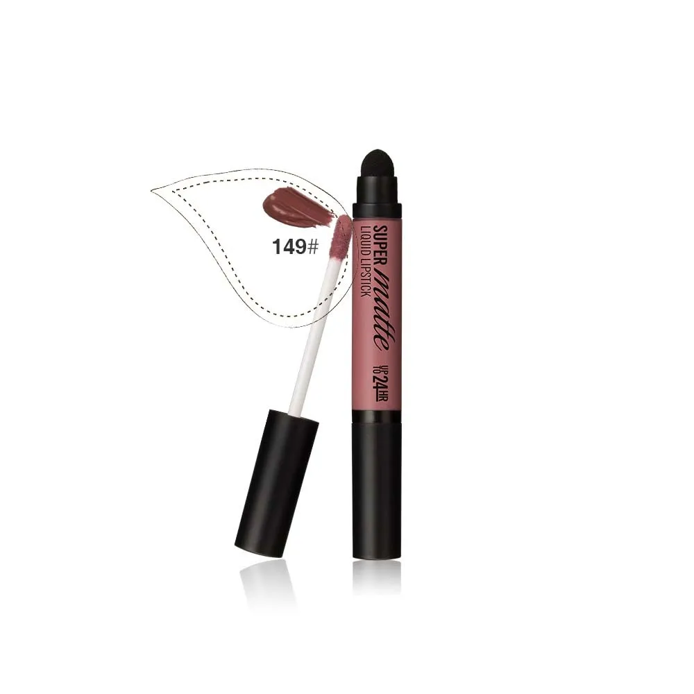 MENOW Brand Perfect Beauty Longlasting Matte Lip Gloss With Sponge Tip Lip Stick effect Lip Gloss L506 - Цвет: 149