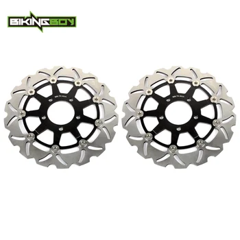 

BIKINGBOY For Suzuki GSF 650 BANDIT 2005 2006 GSF650 S K4 K5 K6 SV 650 S 03-12 11 10 09 08 07 04 Front Brake Discs Rotors Disks
