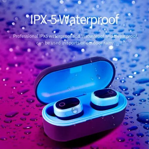 Mini Bluetooth 5 0 Stereo Headset In Ear Wireless Gaming Sport Earphone Earbud HiFi Bass Stereo Earphones Waterproof Handfree