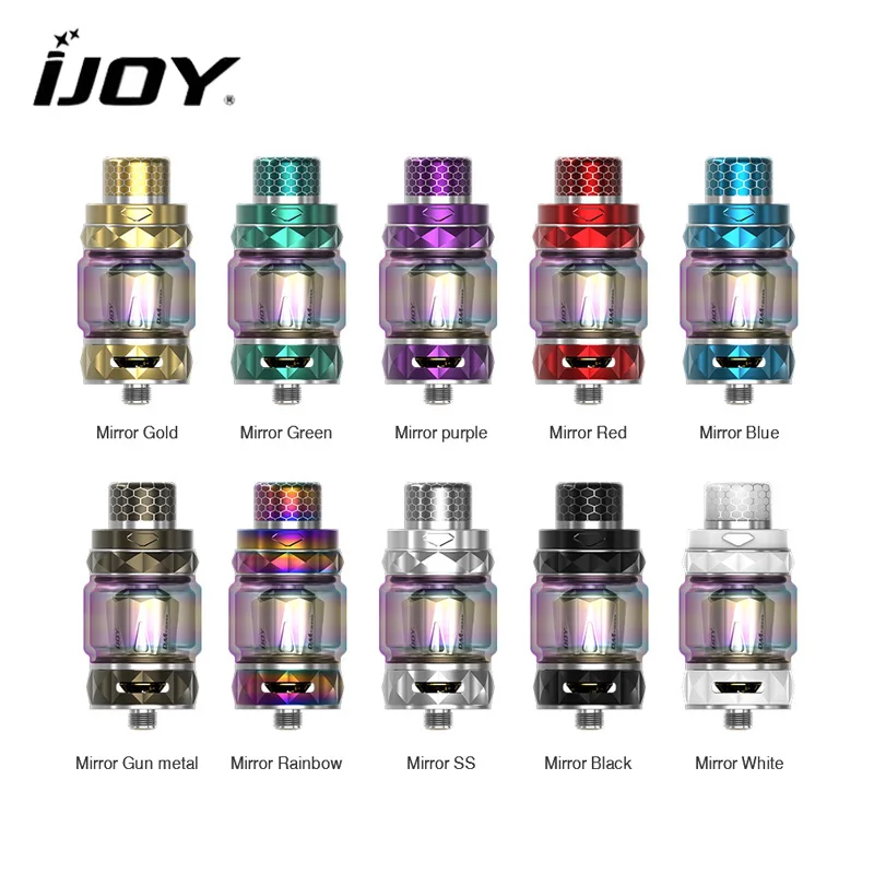 

Original IJOY Diamond Sub ohm Tank 5.5ml Capacity Atomizer 0.15ohm DM-DM/Mesh Coil Head Vape Tank fit ZENITH 3 MOD