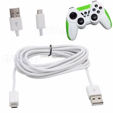 USB 10 футов 3 м Микро мощность зарядный кабель шнур для PS4 Xbox One контроллер Белый Z09 Прямая поставка