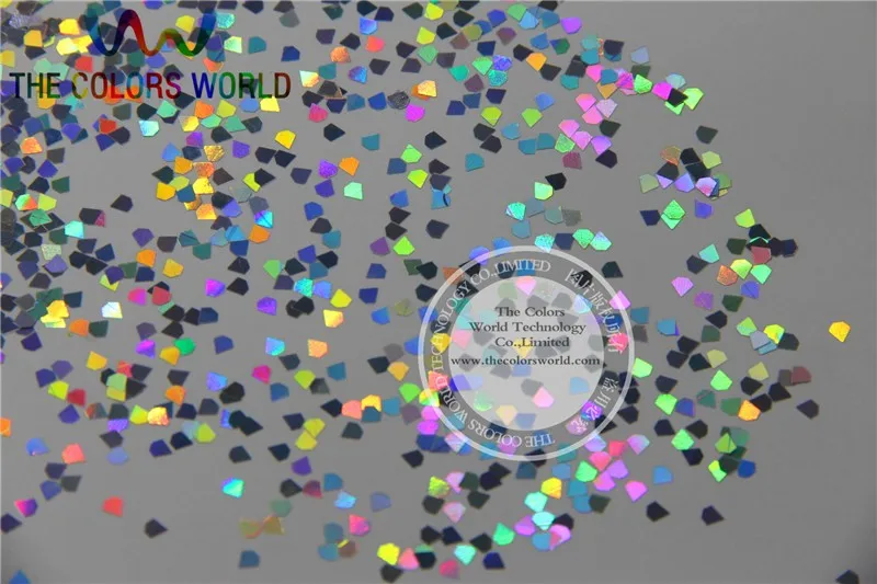 Formas de Jóias Paillette para a Arte do Unha e Faça Lj-0 Glitter Tamanho Laser Holográfico Prata Cor Diamante Você Mesmo Supplies1pack = 50g 3 mm 6 para a arte do prego e diy supplies1pack = 50g