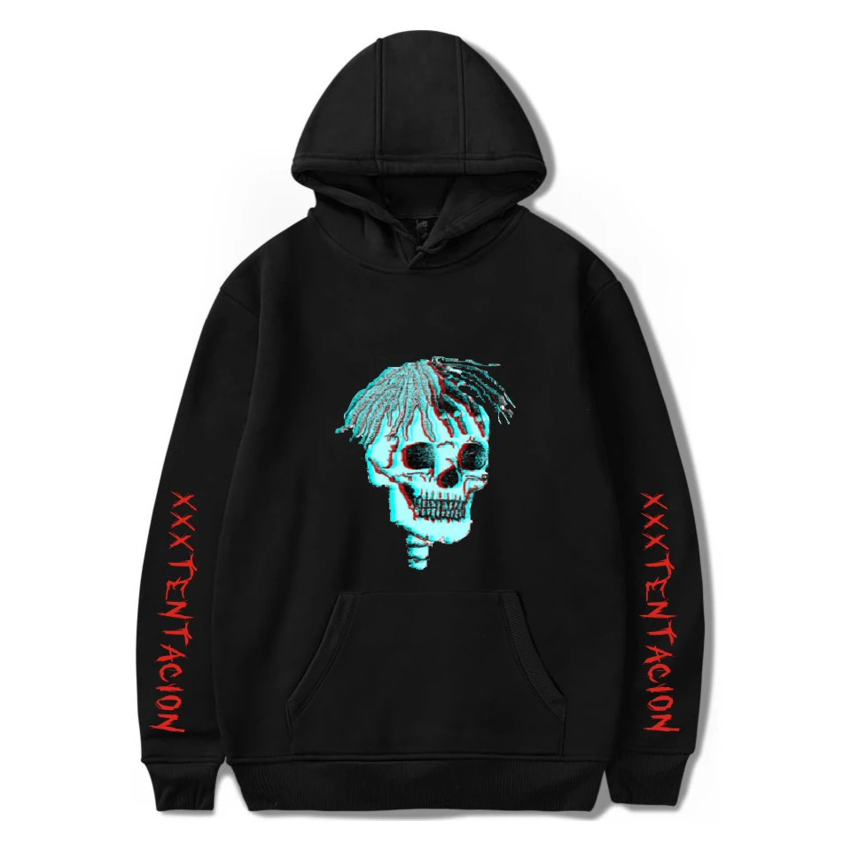 

Rapper XXX Tentacion Print Hoodie HipHop Neutral Men Women Uniform Sweatshirt Fashion Hip-Hop Hoodie 4XL Clothes Casual coat