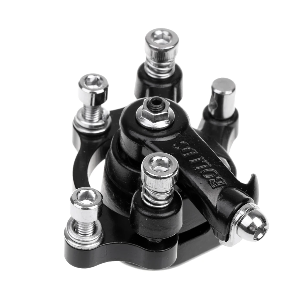 1 Piece Stainless Steel MTB Folding Bike Bicycle Mechanical Disc Brake Cycling Front/Rear Calipers