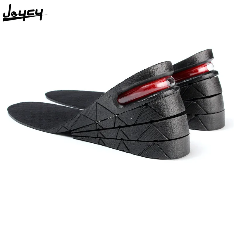 1 Pair 4 Layer Heel Height Boost Insoles Boot Air Cushion Breathable