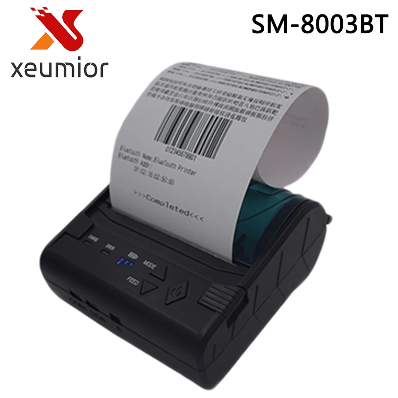 SM 8003BT Cheap 80mm portable mini mobile android/ios bluetooth printer