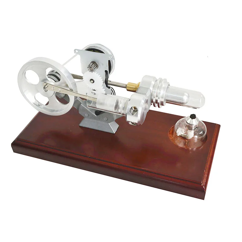 

Sterling engine model generator silver wheel percussion physics experiment exquisite gift