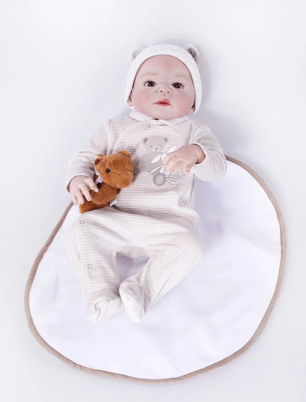 New Waterproof Mini Renorn Baby Dolls Full Silicone ...