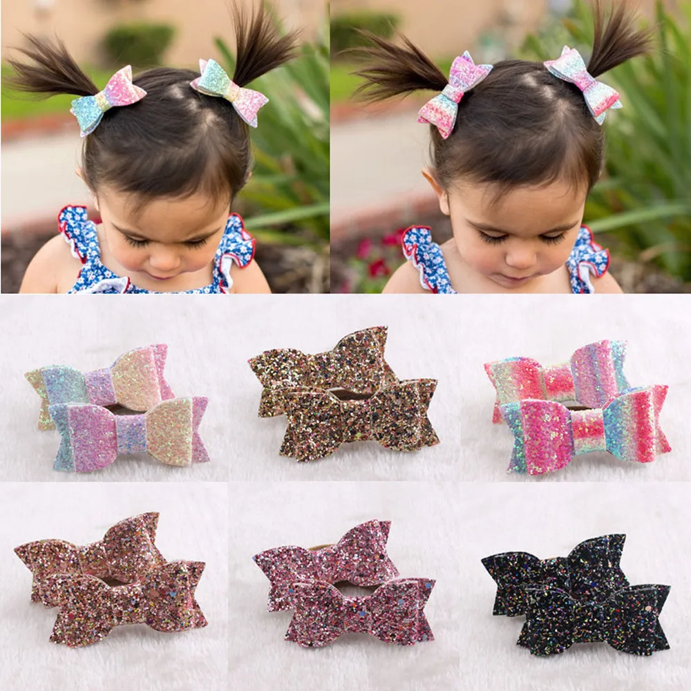 6 Pairs Hair Bands Ring Elastic Hair Rope For Kids Baby Girls Children