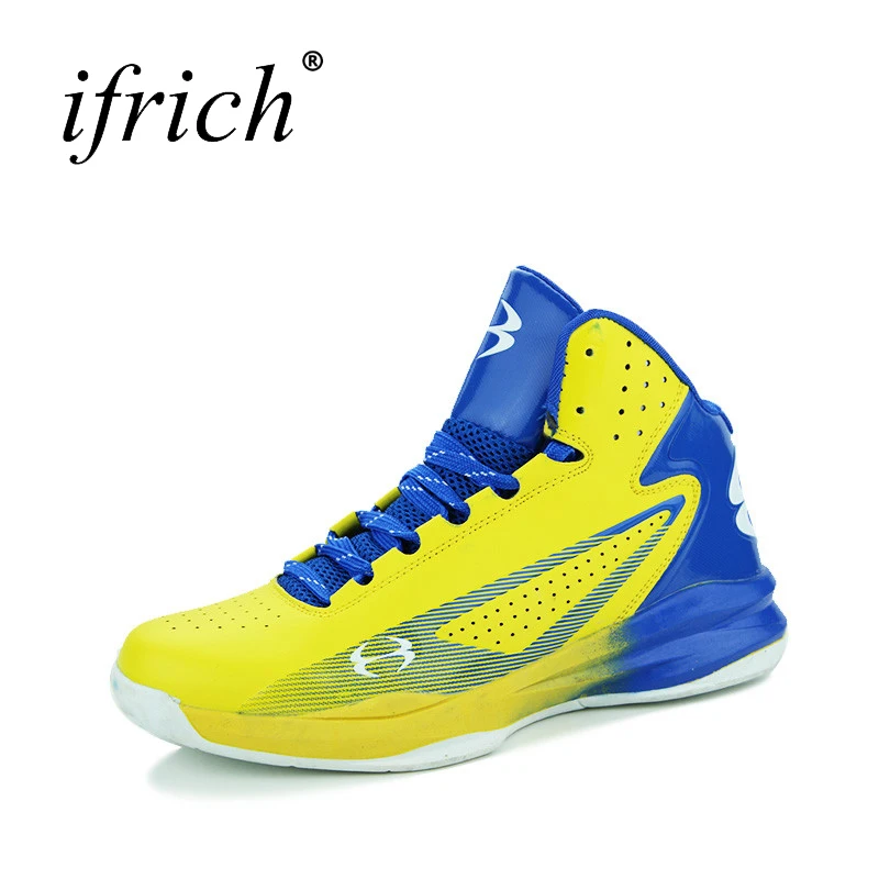 رياضية كبيرة الحجم عالية الرجال أسود/أصفر أحذية رياضية الرجال جلد عدم الانزلاق أحذية تدريب النساء التخميد في الهواء الطلق حذاء كرة السلة رياضية كبيرة الحجم عالية الرجال أسود/أصفر أحذية رياضية الرجال جلد عدم الانزلاق أحذية تدريب النساء التخميد في الهواء الطلق حذاء كرة السلة