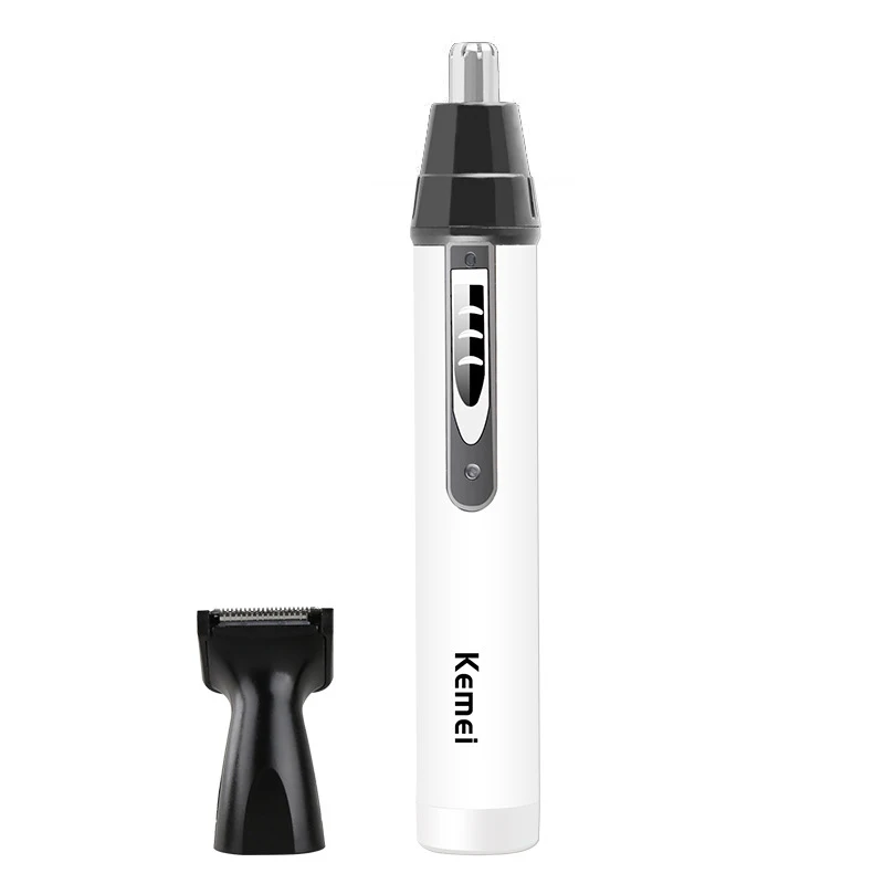 

Kemei KM-6652 2 in 1 Electric Nose Trimmer Rechargeable Men's Nose Hair Trimmer Women Face Care Beard Shaver Hair Trimmer