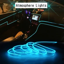 Автомобильный интерьерный атмосферный светильник s Аксессуары для укладки Авто украшения Sar стикер атмосферный светильник s нить патер интерьерный светильник