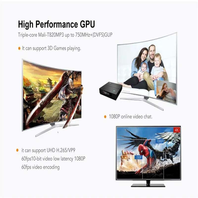 X9T PRO Android 7 1 ТВ приставка Amlogic S912 Восьмиядерный Смарт 2 4G/5 8G двухдиапазонный WiFi 1000 м