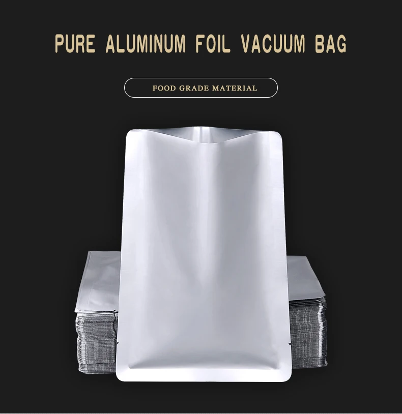 Вакуумная Пищевая термозапечатывающая майларовая упаковочная сумка из алюминиевой фольги с защитой от запаха, ламинирующая упаковочная посылка для закусок, чая, медицинский мешок для морозильной камеры